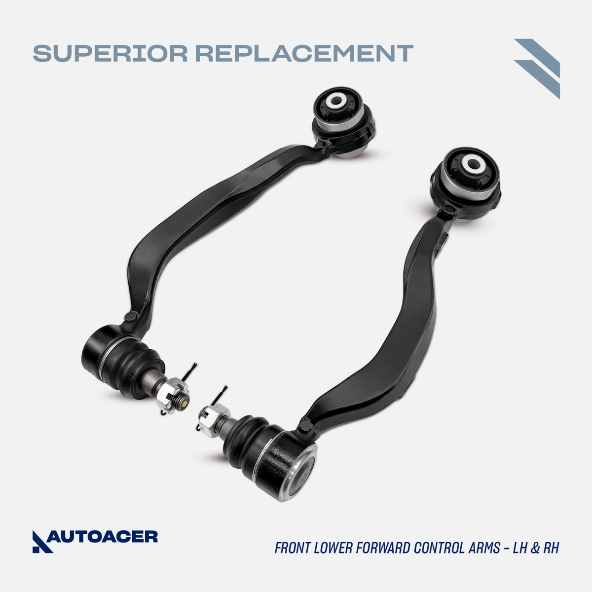 AUTOACER 10pc Front Control Arms & Anti Roll Bar Links Kit for Lexus LS460/L RWD