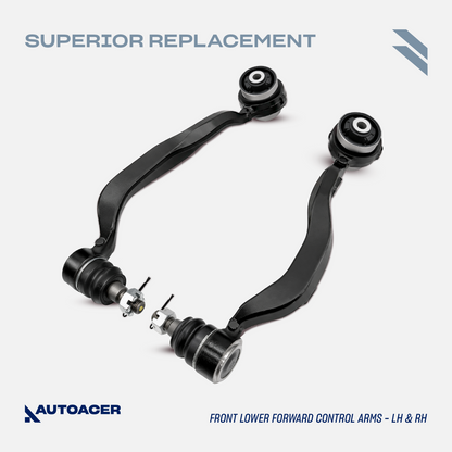 AUTOACER 10pc Front Control Arms & Anti Roll Bar Links Kit for Lexus LS460/L RWD