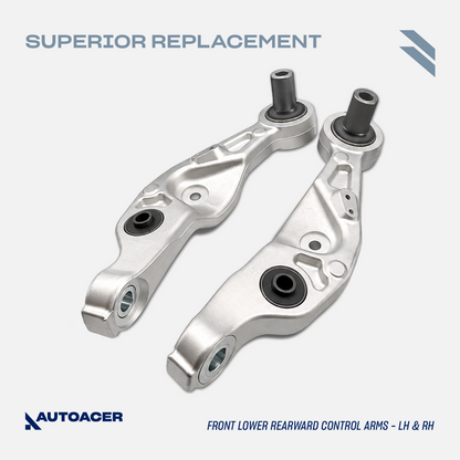 AUTOACER 10pc Front Control Arms & Anti Roll Bar Links Kit for Lexus LS460/L RWD