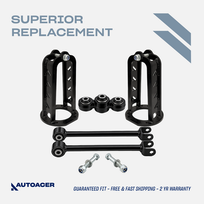 AUTOACER 5p Rear Watts Linkage Front HD Shock Turrets For Land Rover Discovery 2