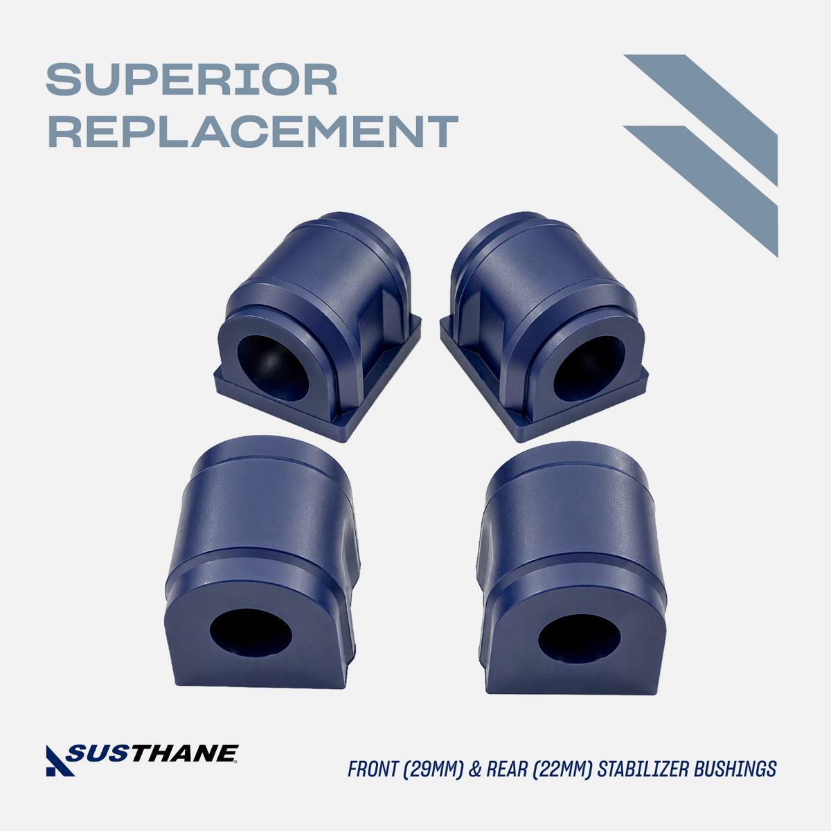 AUTOACER -20pc Poly Suspension Bushing Kit For Land Rover Discovery 3 4 RR Sport