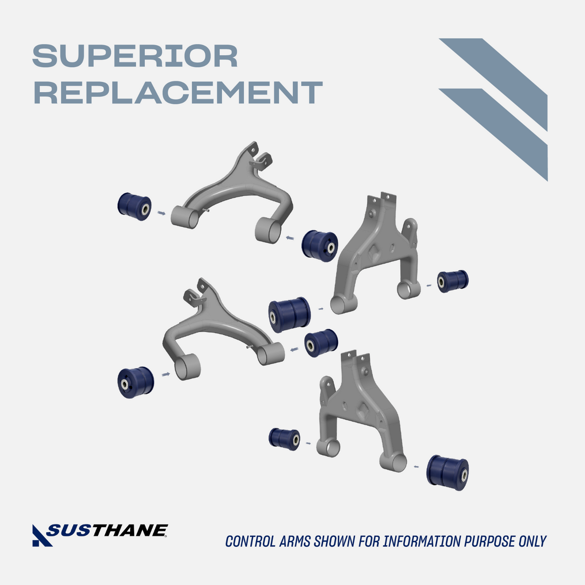 AUTOACER -20pc Poly Suspension Bushing Kit For Land Rover Discovery 3 4 RR Sport