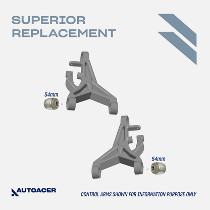 AUTOACER 2p Rear Lower Control Arm Rotary Bushes for JAGUAR S-Type XK XF XJ S8