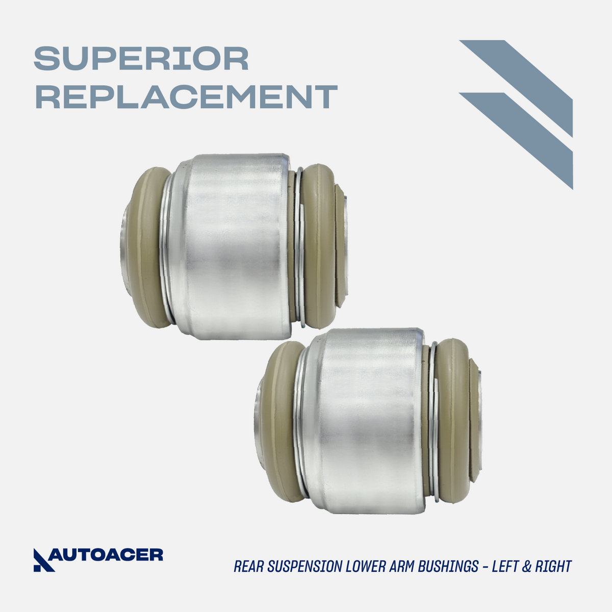 AUTOACER 2p Rear Lower Control Arm Rotary Bushes for JAGUAR S-Type XK XF XJ S8