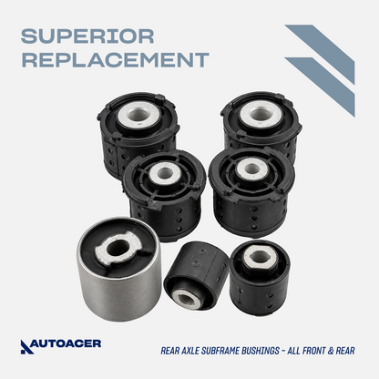 AUTOACER 17pc Rear Control Arm Trailing Arm Subframe Bushes For BMW 3 E46 X3 E83