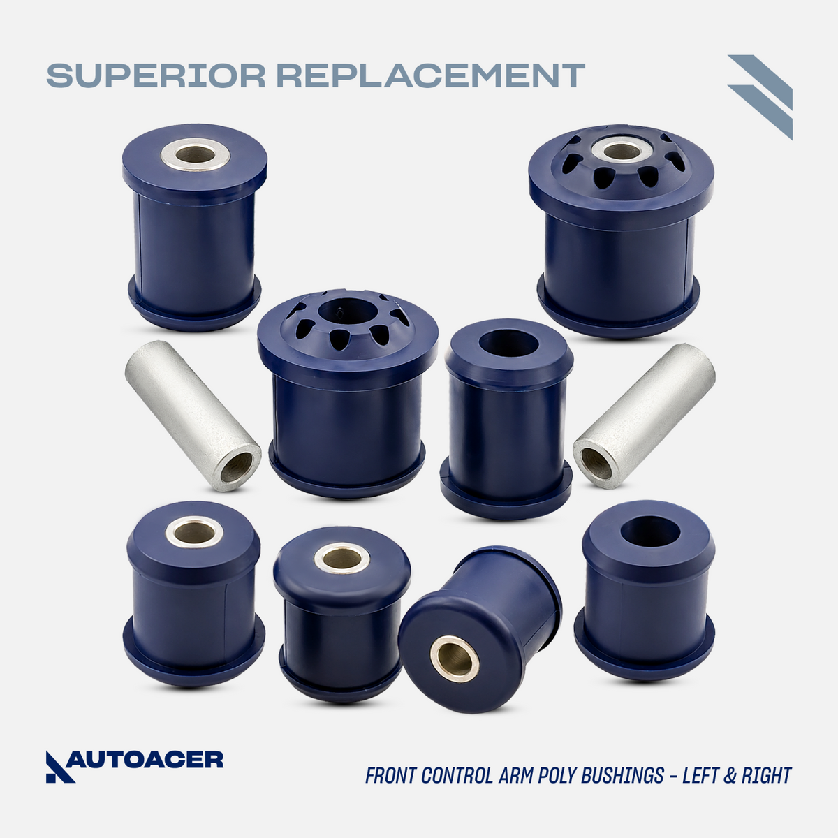 AUTOACER 28pc Front Rear Anti Roll/Arm Poly Bush Ball Joints Kit LR3 LR4 RRSport
