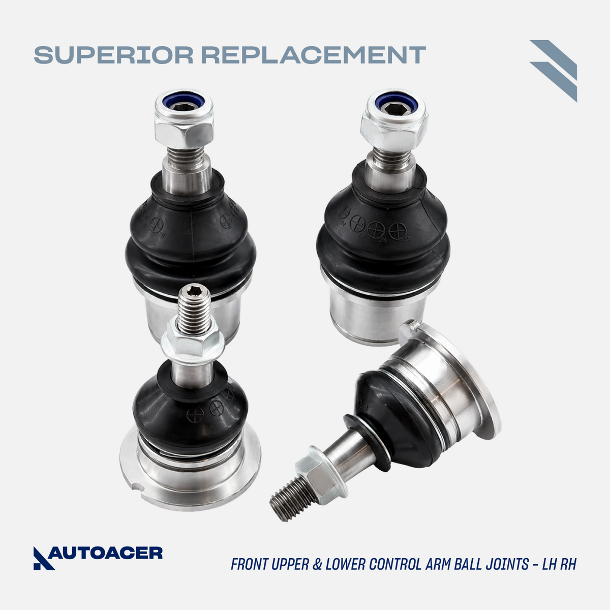 AUTOACER 28pc Front Rear Anti Roll/Arm Poly Bush Ball Joints Kit LR3 LR4 RRSport