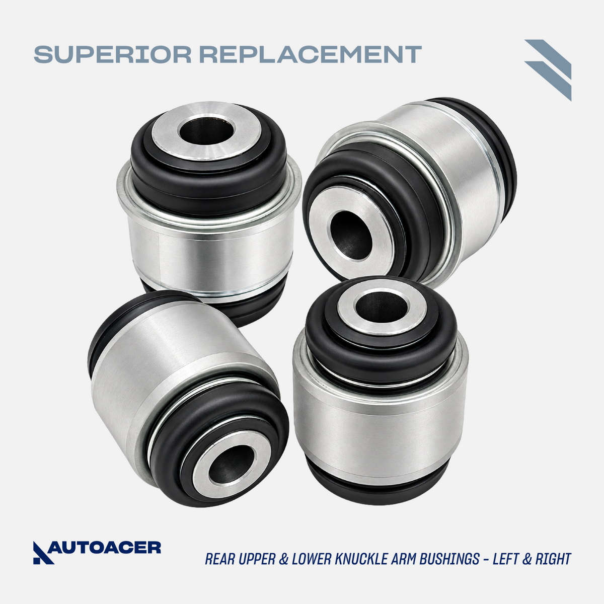 AUTOACER 28pc Front Rear Anti Roll/Arm Poly Bush Ball Joints Kit LR3 LR4 RRSport