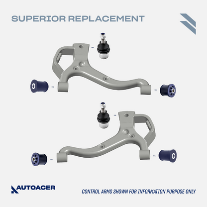 AUTOACER 28pc Front Rear Anti Roll/Arm Poly Bush Ball Joints Kit LR3 LR4 RRSport