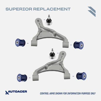 AUTOACER 28pc Front Rear Anti Roll/Arm Poly Bush Ball Joints Kit LR3 LR4 RRSport