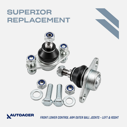 AUTOACER 8pc Front Lower Control Arms, Bushes & Ball Joint Kit For Mini Cooper S