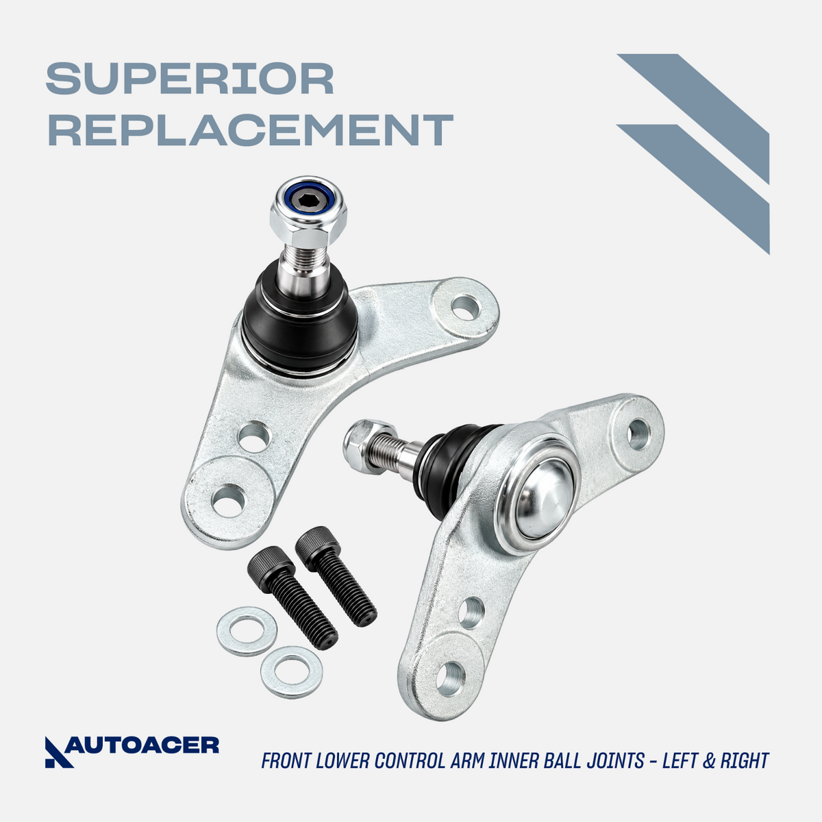 AUTOACER 8pc Front Lower Control Arms, Bushes & Ball Joint Kit For Mini Cooper S