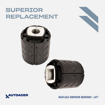 AUTOACER - 4pc Rear Axle Subframe Bushings /Mounts For BMW Series 5 (E60, E61) & Series 6 (E63, E64)