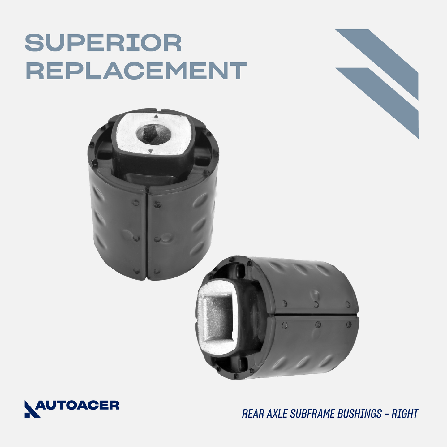 AUTOACER - 8pc Rear Axle Subframe Bushings & Bolts for BMW E60 E61 E63 E64 03-10