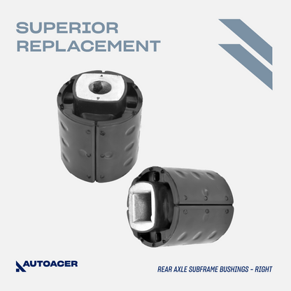 AUTOACER - 8pc Rear Axle Subframe Bushings & Bolts for BMW E60 E61 E63 E64 03-10