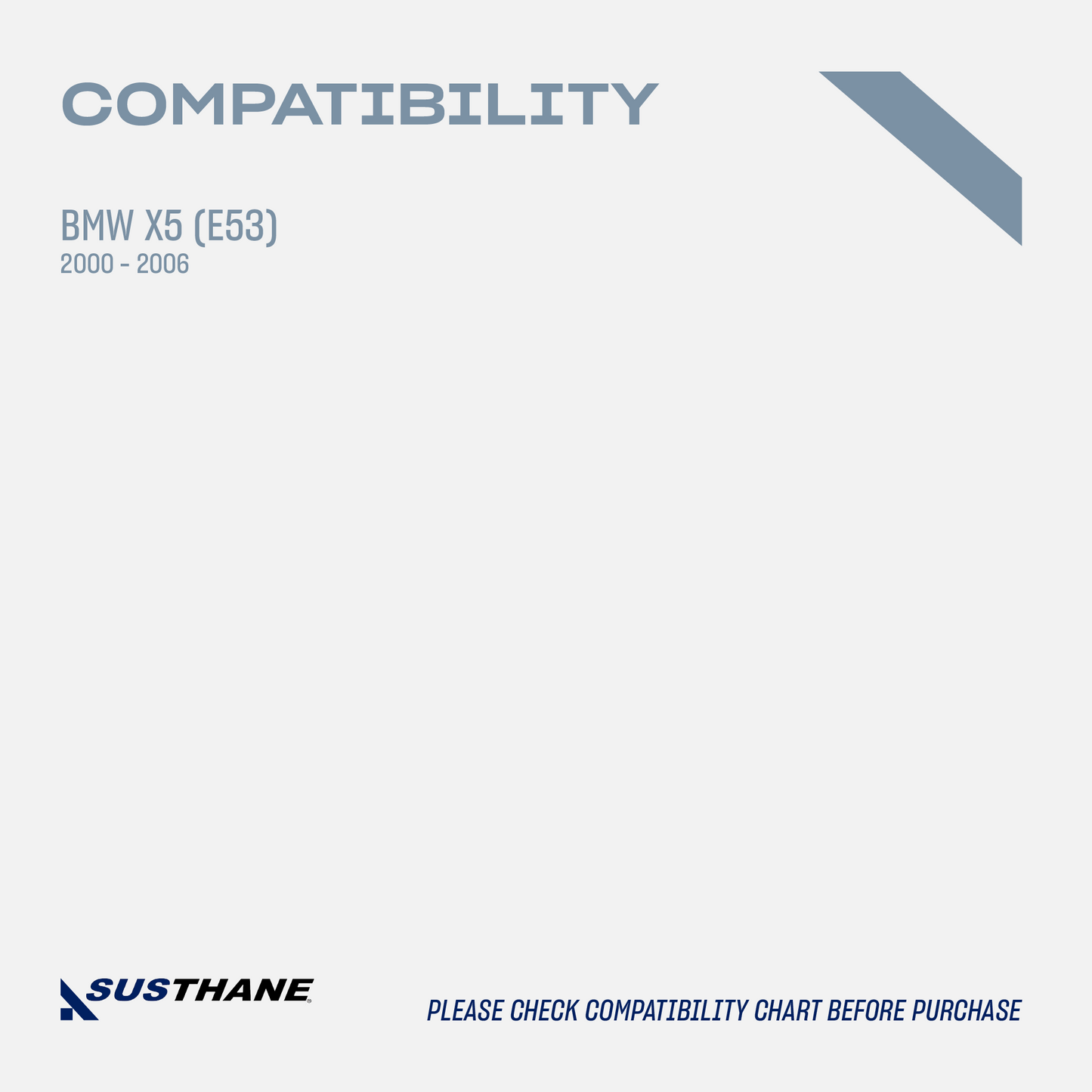 AUTOACER - 4pc Rear Axle Subframe Polyurethane Mount Bushings for BMW E53 X5 2000-2006