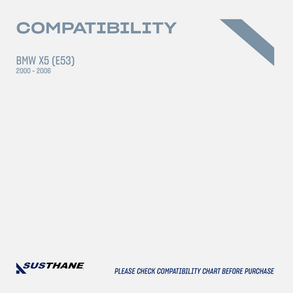 AUTOACER - 4pc Rear Axle Subframe Polyurethane Mount Bushings for BMW E53 X5 2000-2006