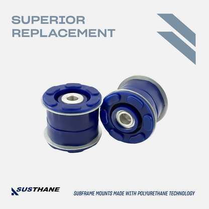 AUTOACER - 4pc Rear Axle Subframe Polyurethane Mount Bushings for BMW E53 X5 2000-2006