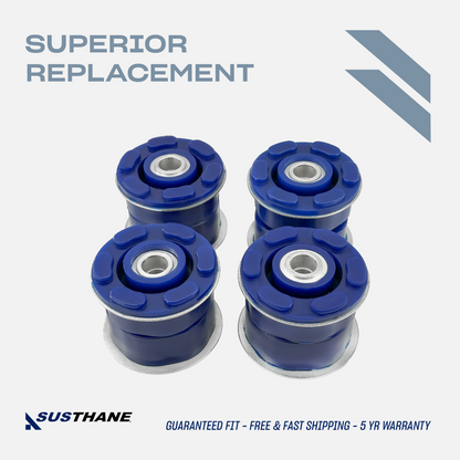 AUTOACER - 4pc Rear Axle Subframe Polyurethane Mount Bushings for BMW E53 X5 2000-2006