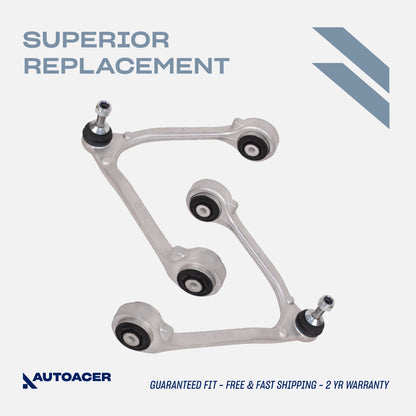 AUTOACER -2p Front Upper Control Arms Ball Joints Bushes For JAGUAR XJ XK S-TYPE
