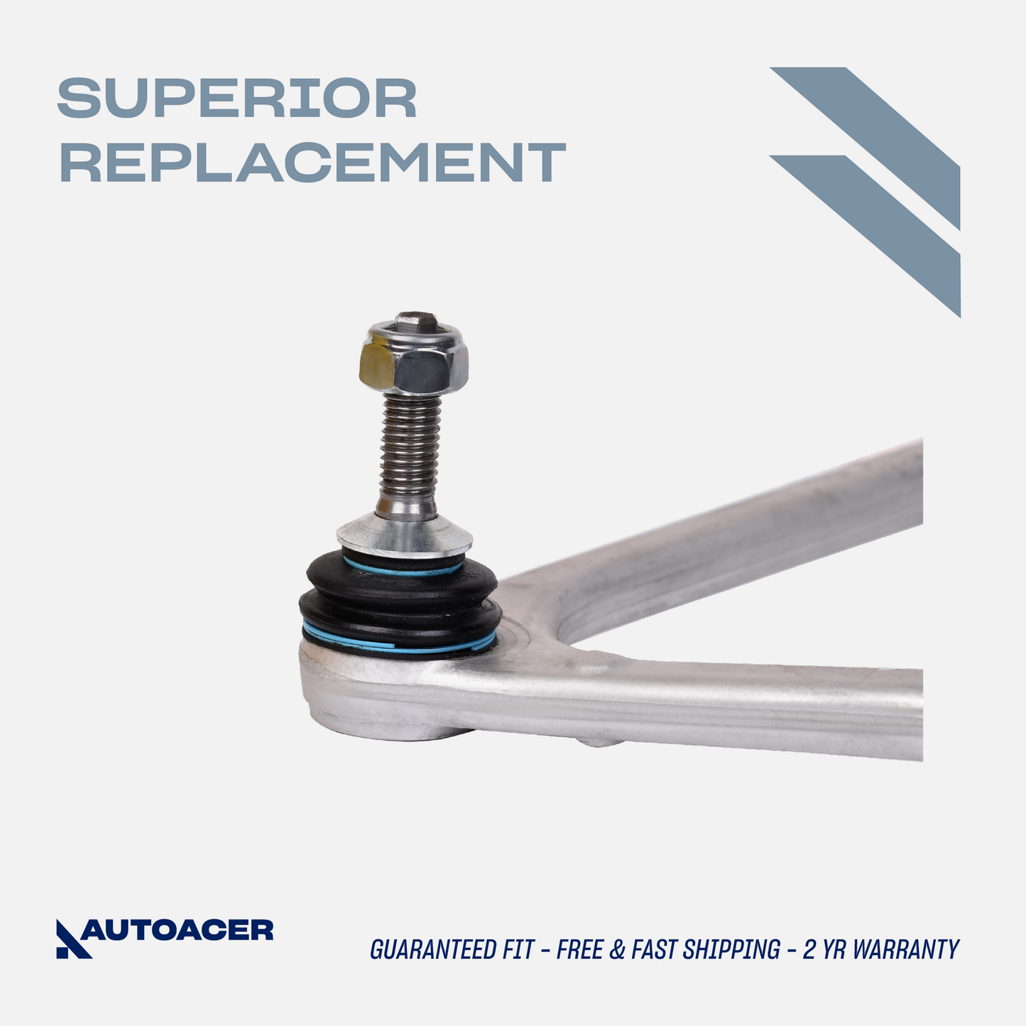 AUTOACER - 4p Front Upper & Lower Control Arms Ball Joints for JAGUAR XJ Daimler