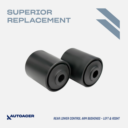 AUTOACER -6pc Rear Lower Control Arm Bushings & Hydra Bushing Kit for JAGUAR S-TYPE, XK, XKR, XKR-S (X150), XF, XFR, XFR-S (X250), XJ (X351), DIAMLER Super Eight
