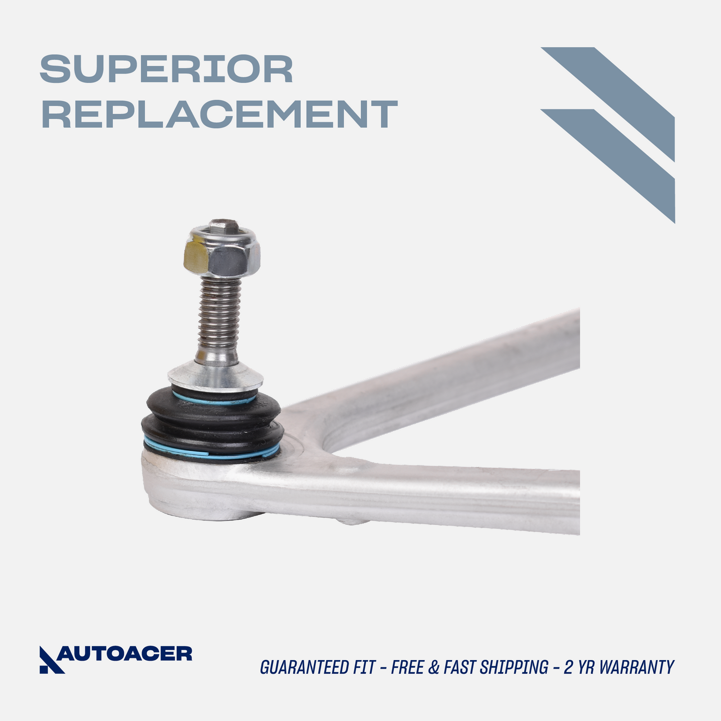 AUTOACER - 4pc Front Upper & Lower Control Arms Ball Joints for JAGUAR S-TYPE XF