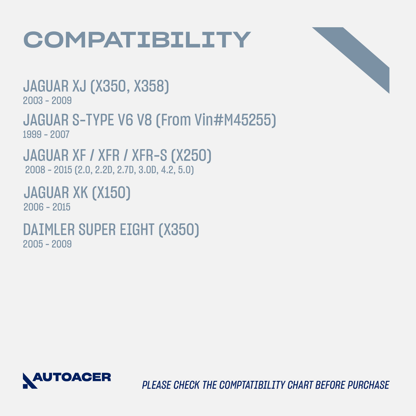 AUTOACER - 2p Front Lower Control Arms Ball Joint Kit for JAGUAR S-Type XF XJ XK