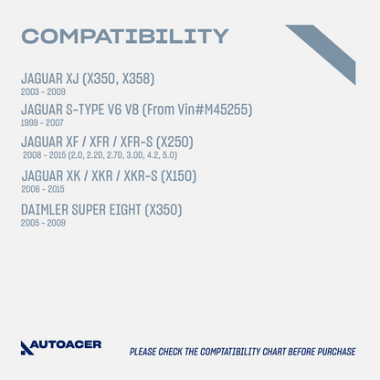 AUTOACER - 4p Front Lower Control Trailing Arms for JAGUAR SType XF XK XJ DAIMLER