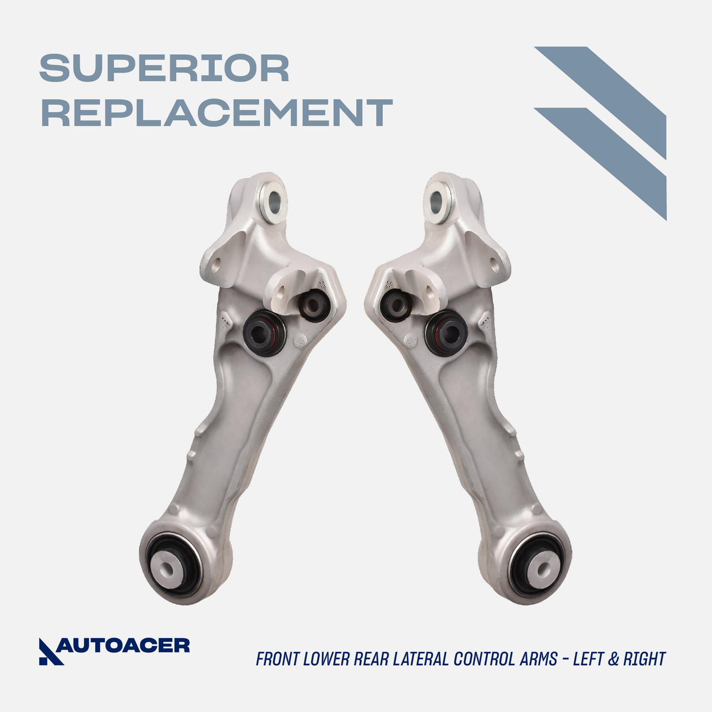 AUTOACER - 4p Front Lower Control Trailing Arms for JAGUAR SType XF XK XJ DAIMLER