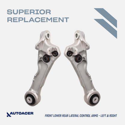 AUTOACER - 4p Front Lower Control Trailing Arms for JAGUAR SType XF XK XJ DAIMLER