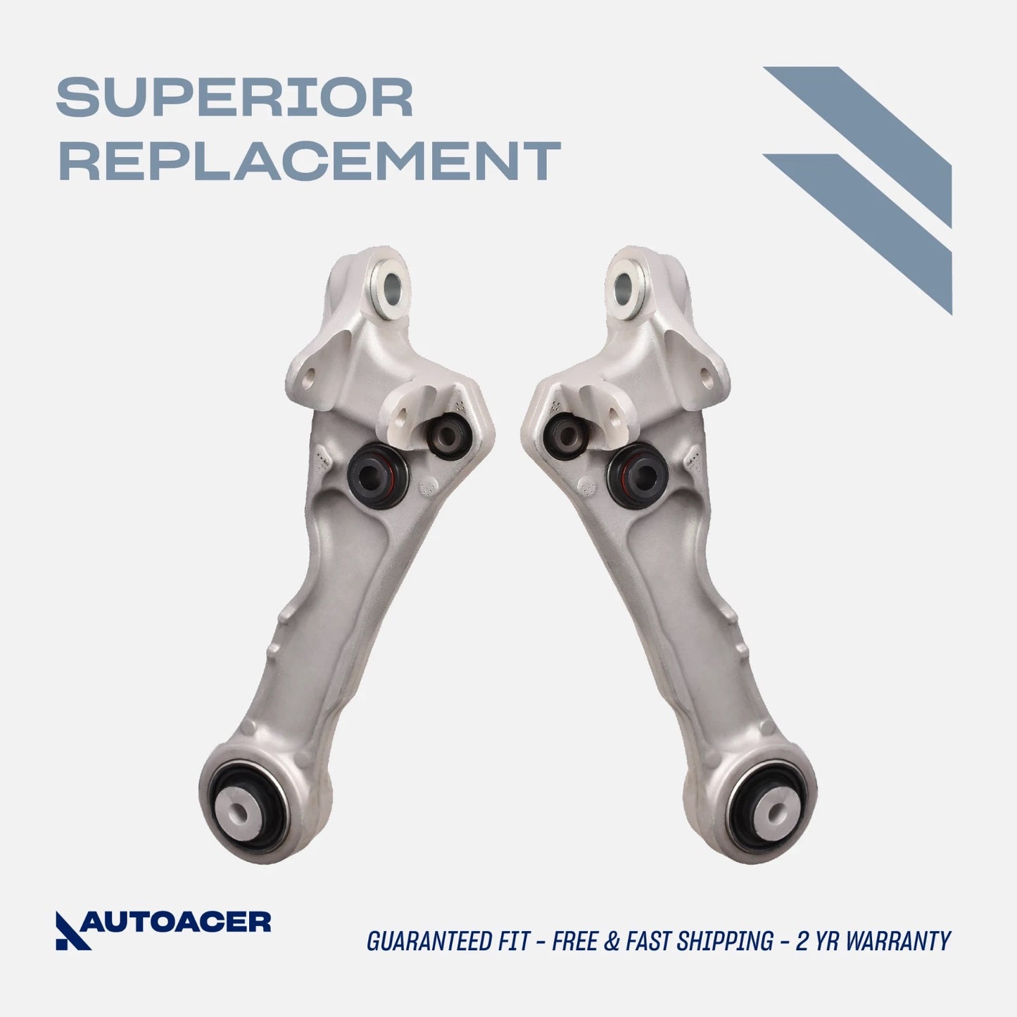 AUTOACER - 2p Front Lower Trailing Control Arm Kit for JAGUAR S-Type XF XJ XK Super Eight