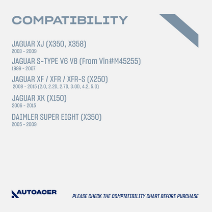 AUTOACER - 2p Front Lower Trailing Control Arm Kit for JAGUAR S-Type XF XJ XK Super Eight