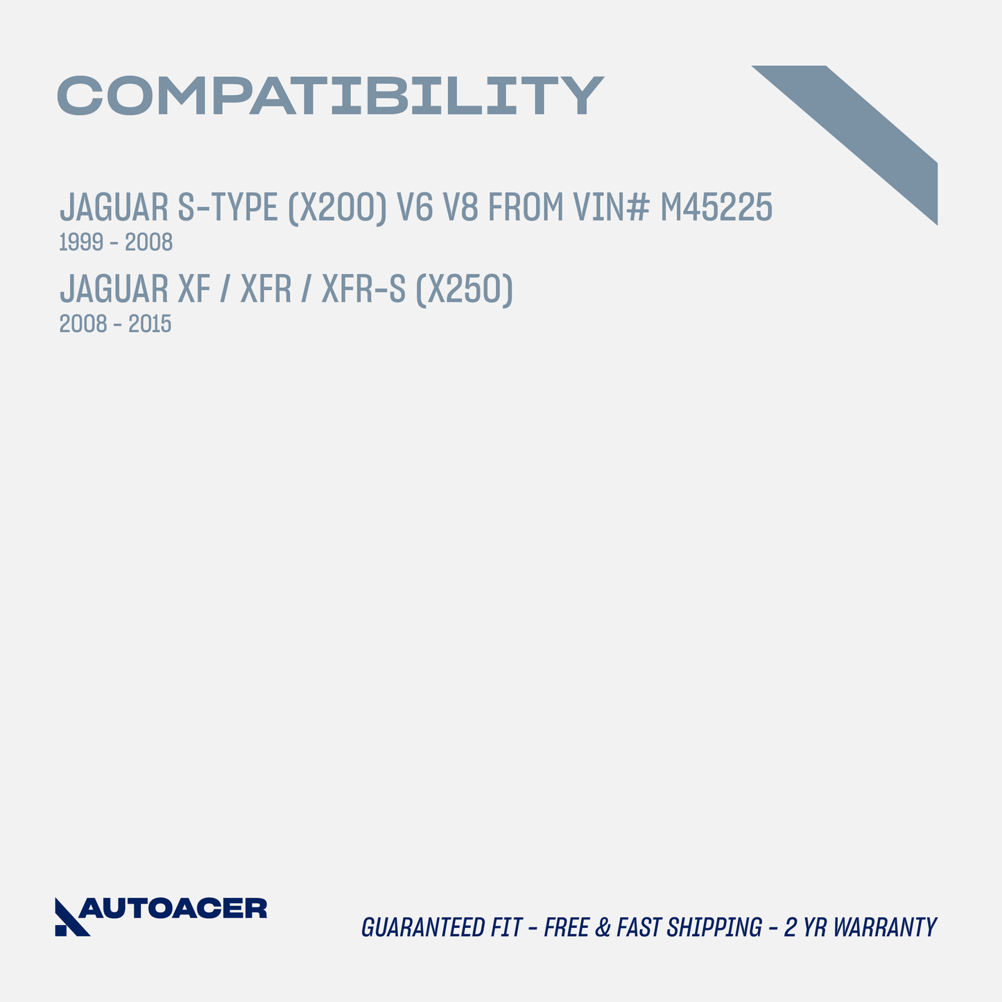 AUTOACER - 6p Front Upper Lower Control Trailing Arms for Jaguar S-Type V6 V8 XF