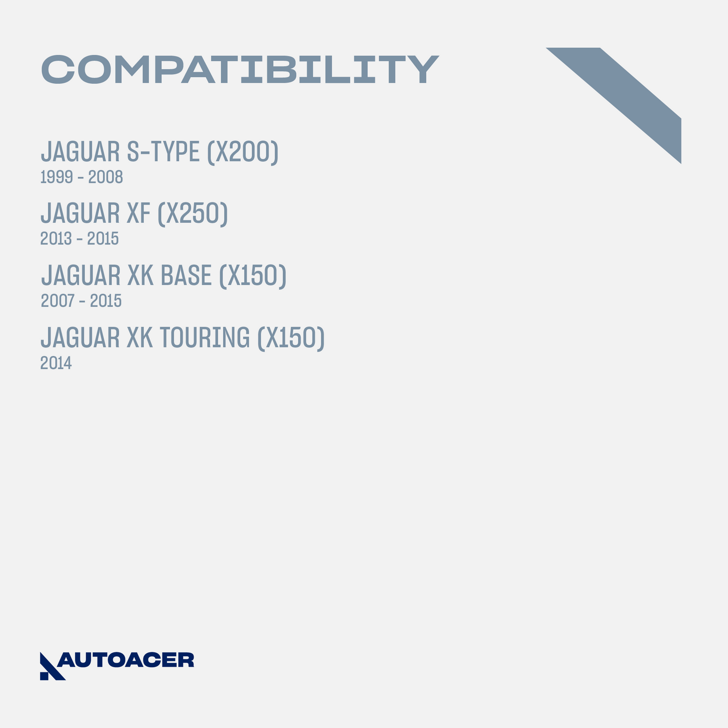 AUTOACER - 20pc Front & Rear Strut Mount Kit W/Boots & Spring Seats For Jaguar S-Type