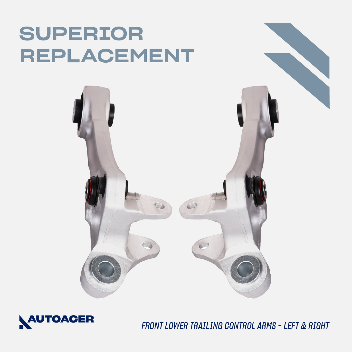 AUTOACER -6p Front Suspension Upper Lower Control Trailing Arms for Jaguar XJ XK Super Eight