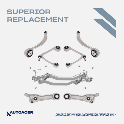 AUTOACER -6p Front Suspension Upper Lower Control Trailing Arms for Jaguar XJ XK Super Eight