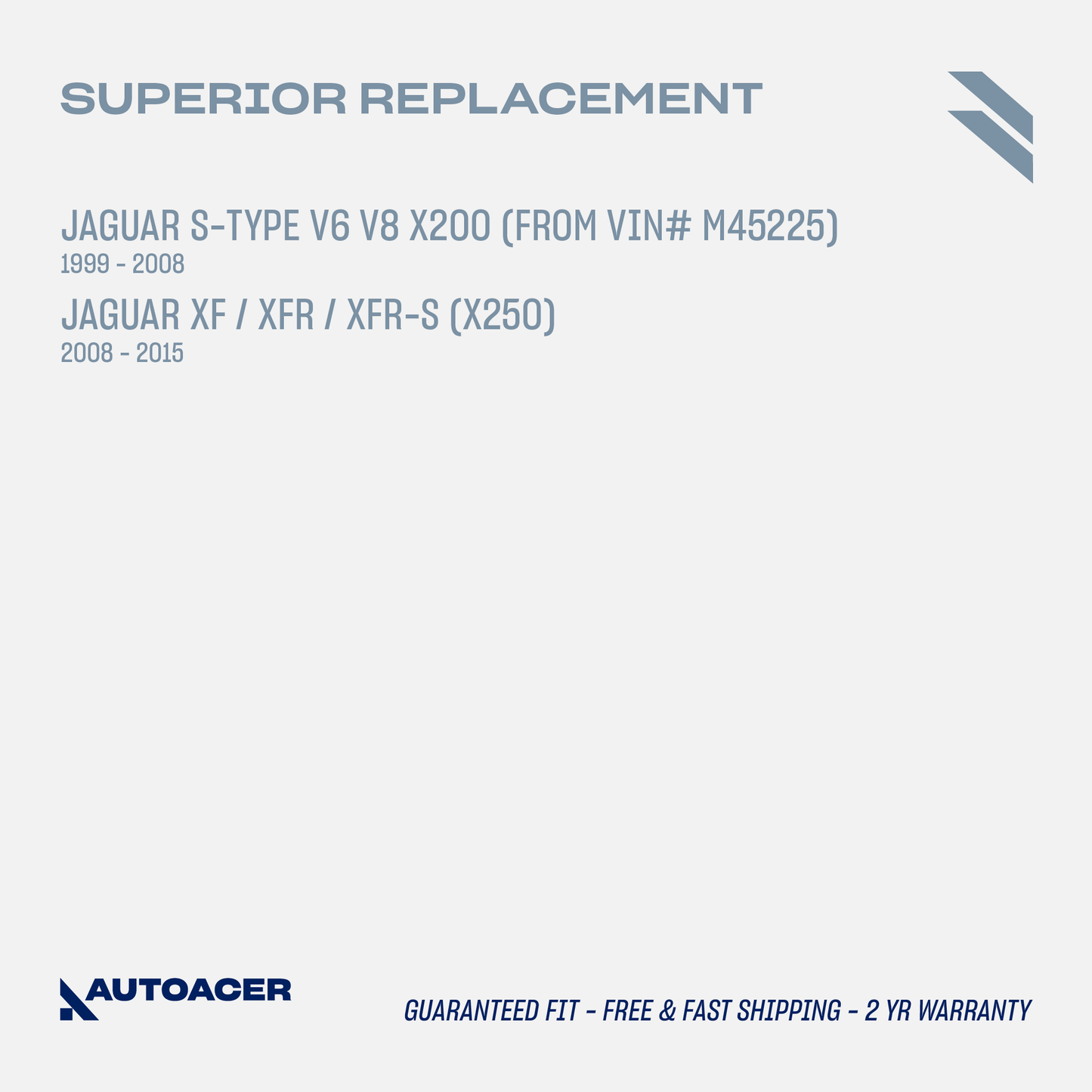 AUTOACER -16p Front Upper Lower Control /Trailing Arms & Strut Mounts for Jaguar