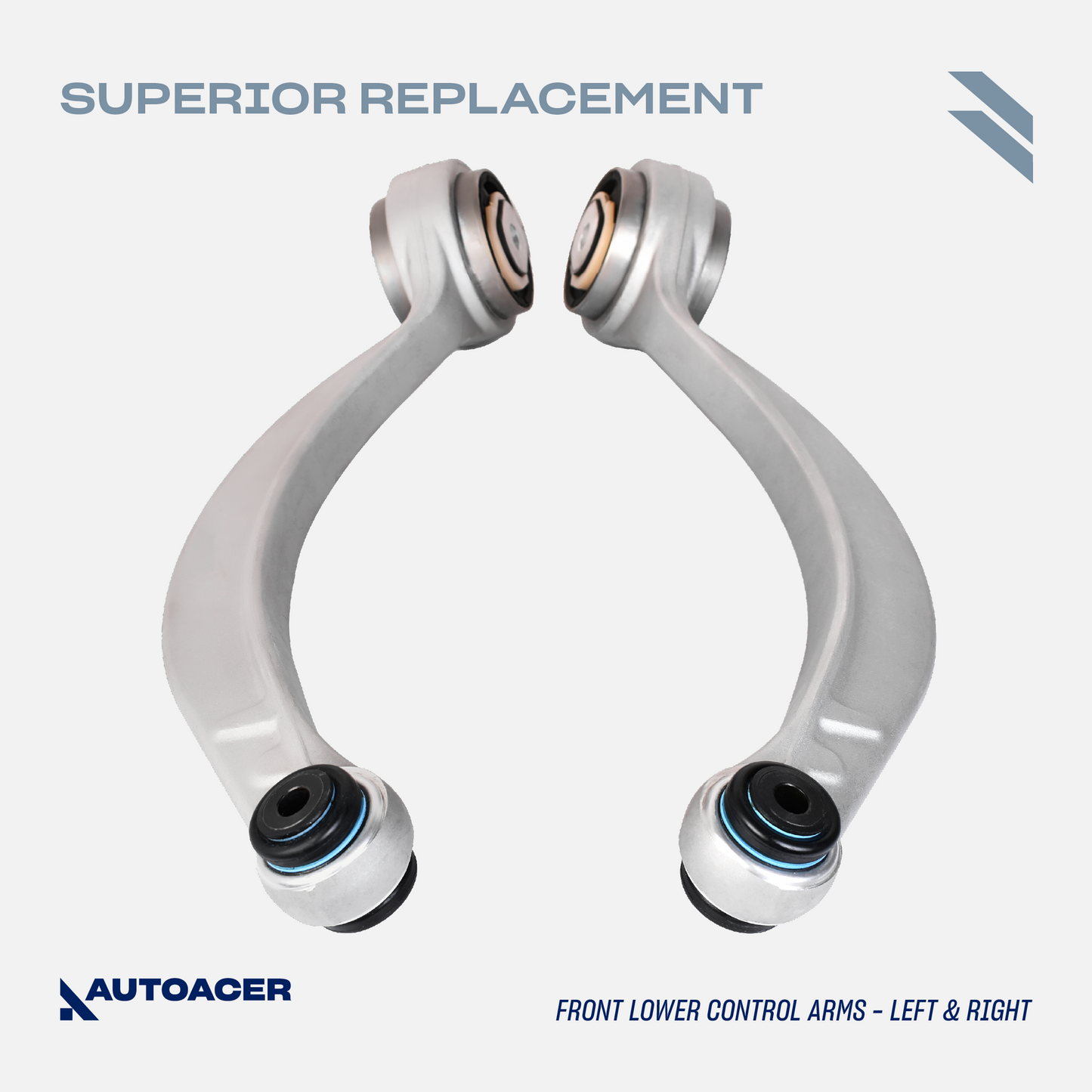 AUTOACER -16p Front Upper Lower Control /Trailing Arms & Strut Mounts for Jaguar