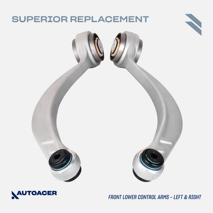 AUTOACER -16p Front Upper Lower Control /Trailing Arms & Strut Mounts for Jaguar