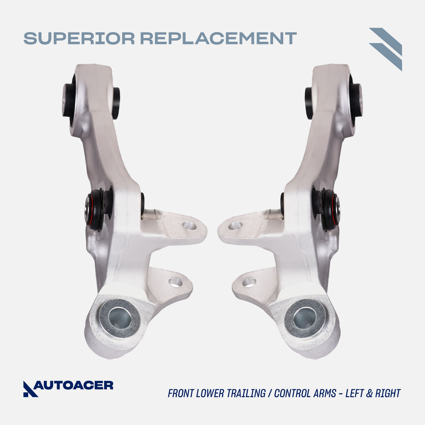 AUTOACER -16p Front Upper Lower Control /Trailing Arms & Strut Mounts for Jaguar