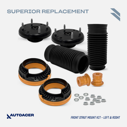 AUTOACER -16p Front Upper Lower Control /Trailing Arms & Strut Mounts for Jaguar