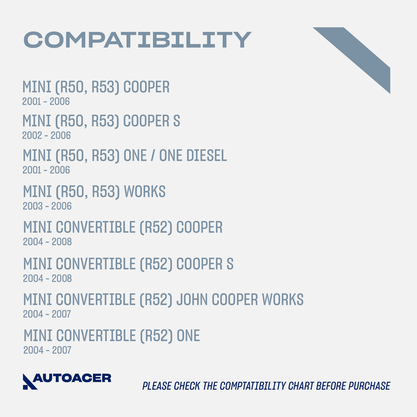 AUTOACER - 2pc Front Lower Control Arm Outer Ball Joints For MINI COOPER S 01-08