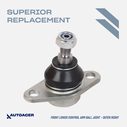 AUTOACER - 2pc Front Lower Control Arm Outer Ball Joints For MINI COOPER S 01-08