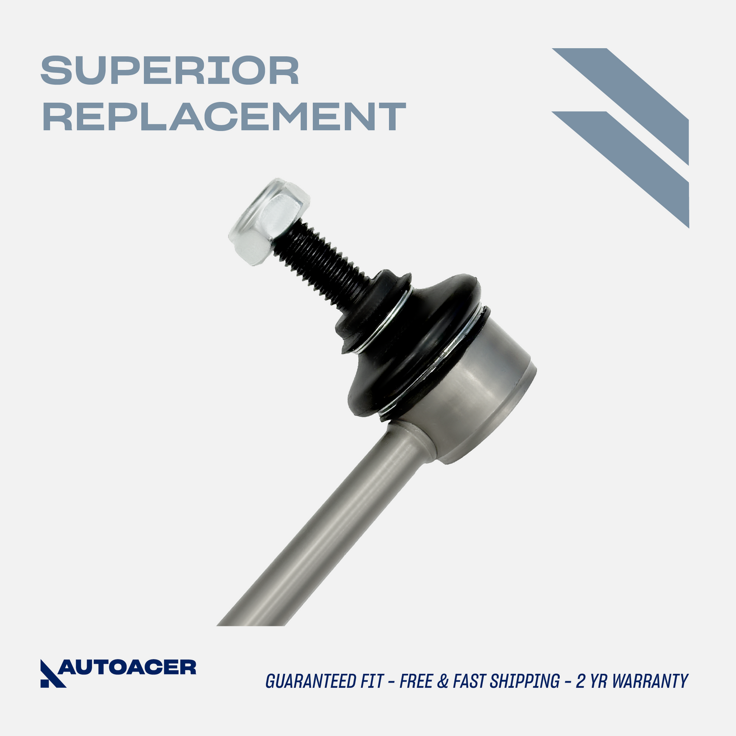 AUTOACER - 6pc Front Lower Control Arm Bushings with Brackets, Outer Ball Joints & Stabilizer Bar Links for MINI COOPER / S, CONVERTIBLE (R50, R52, R53)