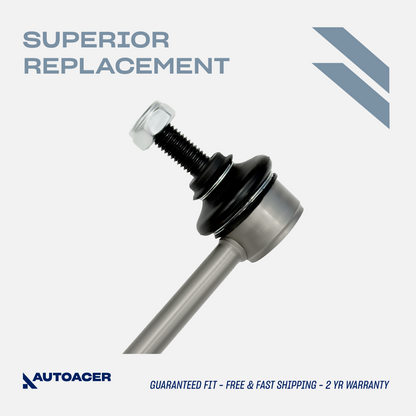 AUTOACER - 6pc Front Lower Control Arm Bushings with Brackets, Outer Ball Joints & Stabilizer Bar Links for MINI COOPER / S, CONVERTIBLE (R50, R52, R53)