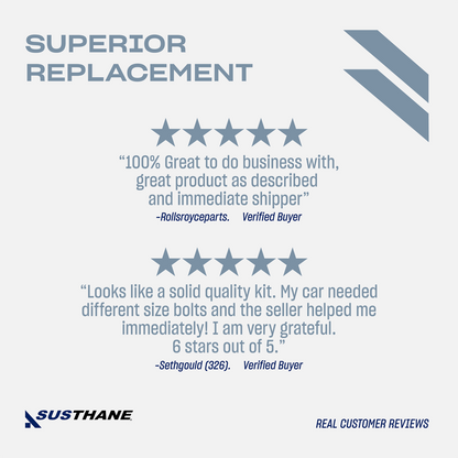 AUTOACER - 4pc Rear Axle Subframe Polyurethane Mount Bushings for BMW E53 X5 2000-2006